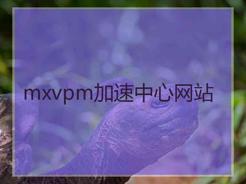 mxvpm加速中心网站