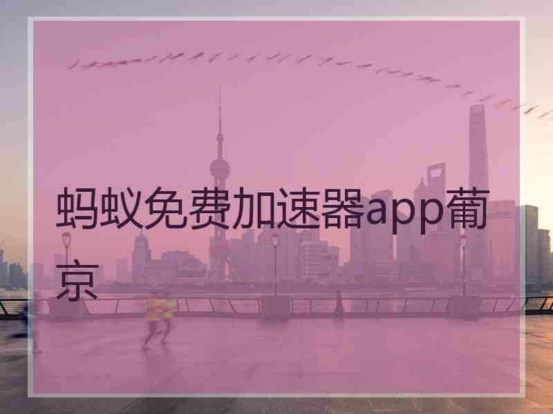 蚂蚁免费加速器app葡京